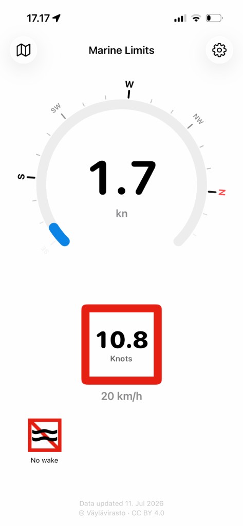 Nopeusrajoitus ja peräaaltokiellon merkki